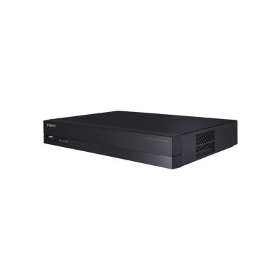 NVR 8 Megapíxel / 4 canales / H.265 / P2P Wisenet / 4 puertos PoE 