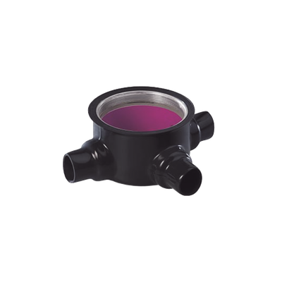 Caja para Áreas Peligrosas con Tapa Tipo GRT de 2" (51 mm) con Recubrimiento de PVC e  Interior de Uretano.