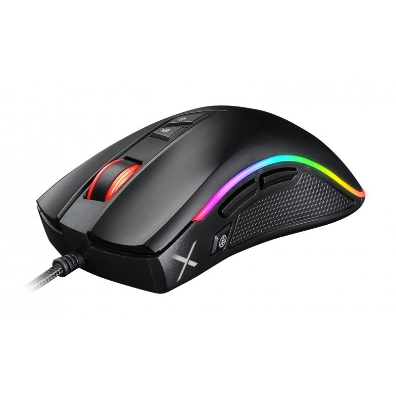 MOUSE GAMER XZEAL ÓPTICO,4000 DPI, NEGRO (XZMX900S)