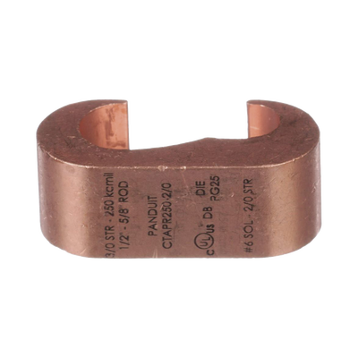 Conector de compresión a tierra de cobre Panduit CTAPR2/0-2/0-L, 50Pz