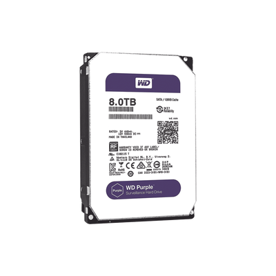 Disco duro WD de 8TB / 7200RPM / Optimizado para Videovigilancia