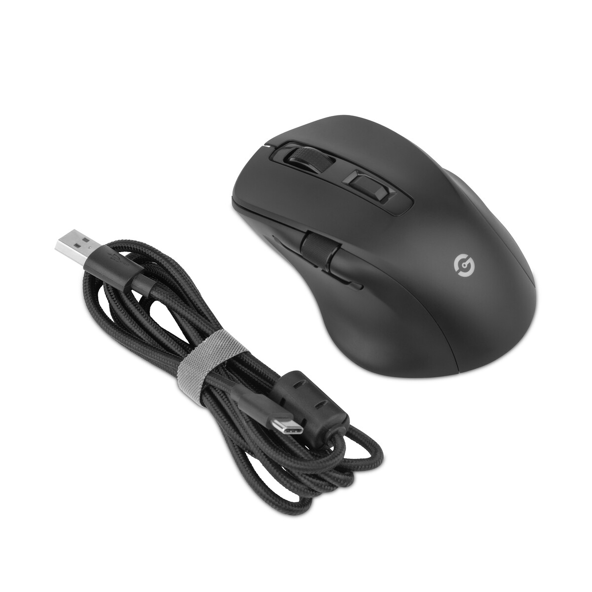 MOUSE GETTTECH INALAMBRICO ERGONOMICO AJUSTABLE 6400 DPI BLACK