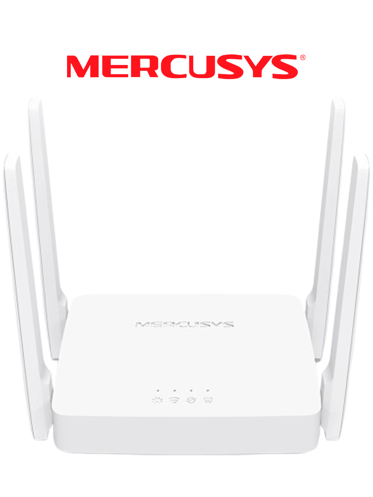 MERCUSYS AC10 - Router inalámbrico AC1200 / 2 Puertos LAN 10/100 / 1 Puerto WAN 10/100 / 4 antenas externas de 5 dBi  #TPMCIQ2