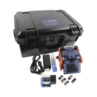 Fusionadora de Fibra Óptica de Alineación por Núcleo con 6 Motores con Perdida Típica (SM); 0.01 dB (MM); 0.04 dB) / Capacitación básica virtual gratuita