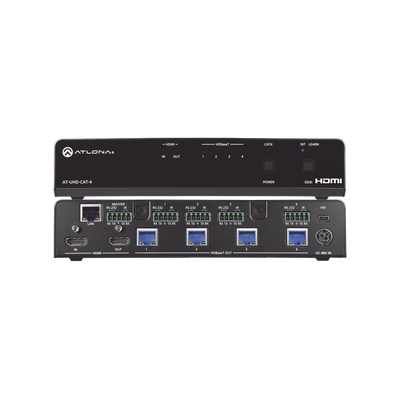 4K/UHD HDBASET HDMI 1 X 4 DISTRIBUTION AMPLIFIER 