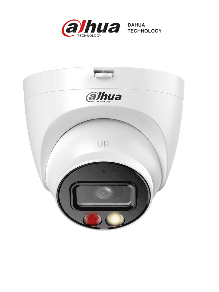 DAHUA DH-IPC-HDW2649TP-S-IL - Cámara IP Domo de 6 Megapixeles/ Lente de 2.8mm/ 30 Metros de Iluminador Dual Inteligente+Full Color/ SMD Plus/ Protección Perimetral avanzada/ Micrófono Integrado/ IP67/ Ranura para MicroSD/ #MCI1