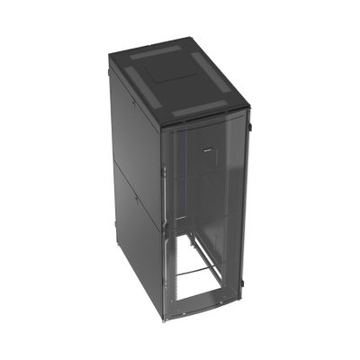 Gabinete Net-Verse para Centros de Datos, 45UR, 800mm de Ancho, 1200mm de Profundidad, Fabricado en Acero, Color Negro 