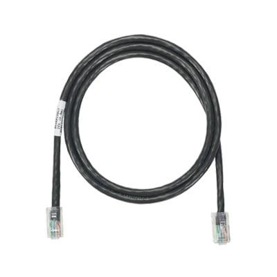 Cable de parcheo UTP Categoría 5e, con plug modular en cada extremo - 6 m. - Negro