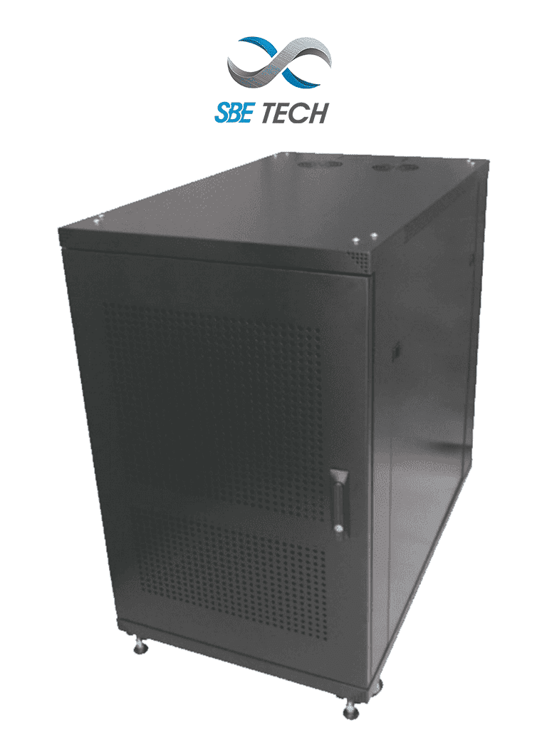 SBETECH GNL20URV600PC - Gabinete de piso de 19", 20 UR, con puerta ventilada. Medidas: 60x50x100 cm