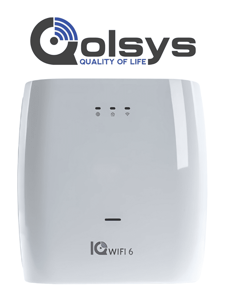 QOLSYS IQ WIFI 6 - Router WiFi compatible con paneles Qolsys IQ4 y Hub, Dual 2.4 GHZ  / 5 GHZ #GAMER #AR