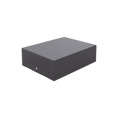 Gabinete Metálico de Seguridad para DVR/NVR. Tamaño Max. de DVR/NVR:  440 x 177 x 462 mm (An. x Al. x Prof.)
