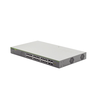Switch PoE+ Gigabit WebSmart de 24 puertos 10/100/1000 Mbps + 4 puertos SFP Gigabit, 185 W, Version 2