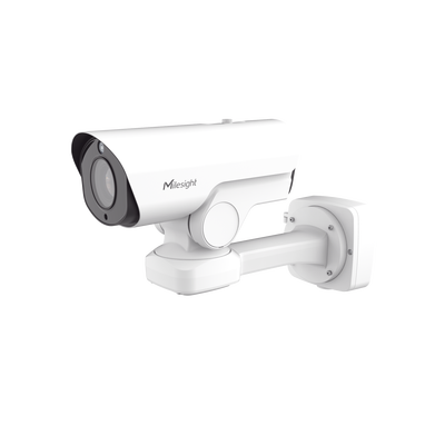 Cámara Bullet PTZ para Tráfico / Starlight Sensor / Smart IR II / 4K @30fps / Zoom Óptico 12X / IP66 / ANPR / Audio Bidireccional / PoE+ o DC 12V