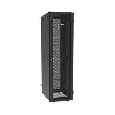 Gabinete Net-Verse para Centros de Datos, 42UR, 600mm de Ancho, 1000mm de Profundidad, Fabricado en Acero, Color Negro 