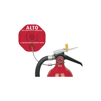 Alarma Theft Stopper® Para Prevenir Robo y Mal Uso De Extintores De Incendio