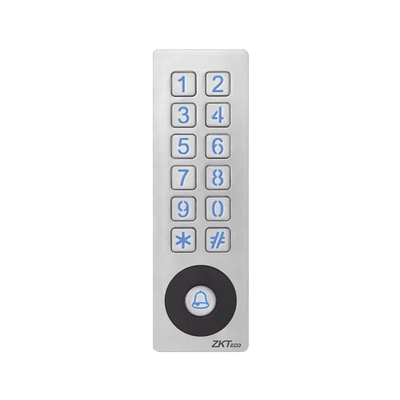 Teclado con Lector de Tarjetas 125Khz, Autónomo, 1,000 Tarjetas, 8 Grupos de Contraseñas