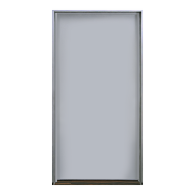 Puerta metálica galvanizada 3' 0" x 7' 0" / Resistente a fuego por 180 min. /Preparación para cerradura cilíndrica y refuerzo para cierra puerta 