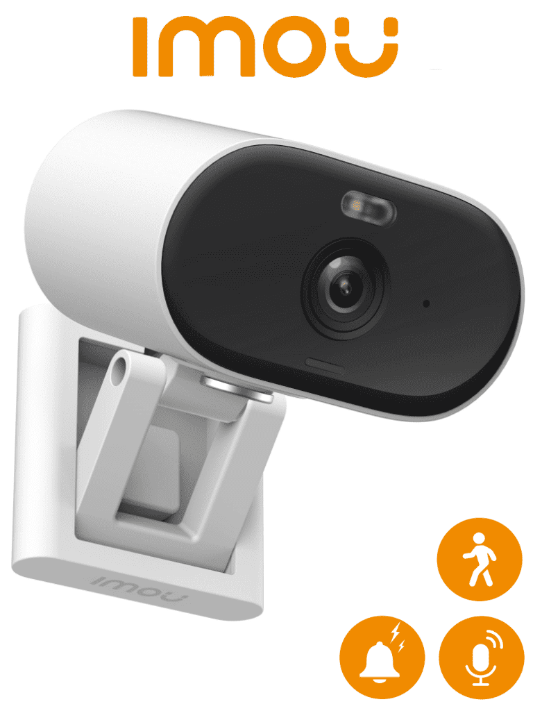 IMOU VERSA (IPC-C22FN-C) - Cámara IP WiFi IMOU VERSA de 2 MP, con lente de 2.8 mm y 97° de apertura, ofrece compresión H.265, audio bidireccional, sirena, visión nocturna de 20 m, ranura MicroSD, detección de humanos y certificación IP65 #MCI2 #IMMC