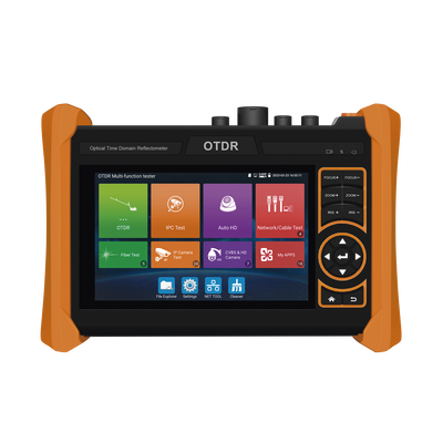 Probador de Vídeo  y OTDR / Pantalla LCD de 7" / IP ONVIF / 8MP TVI + 8MP CVI + 8MP AHD + SDI/EXâ€SDI + Cable TDR / Prueba de Red de Fibra Óptica 