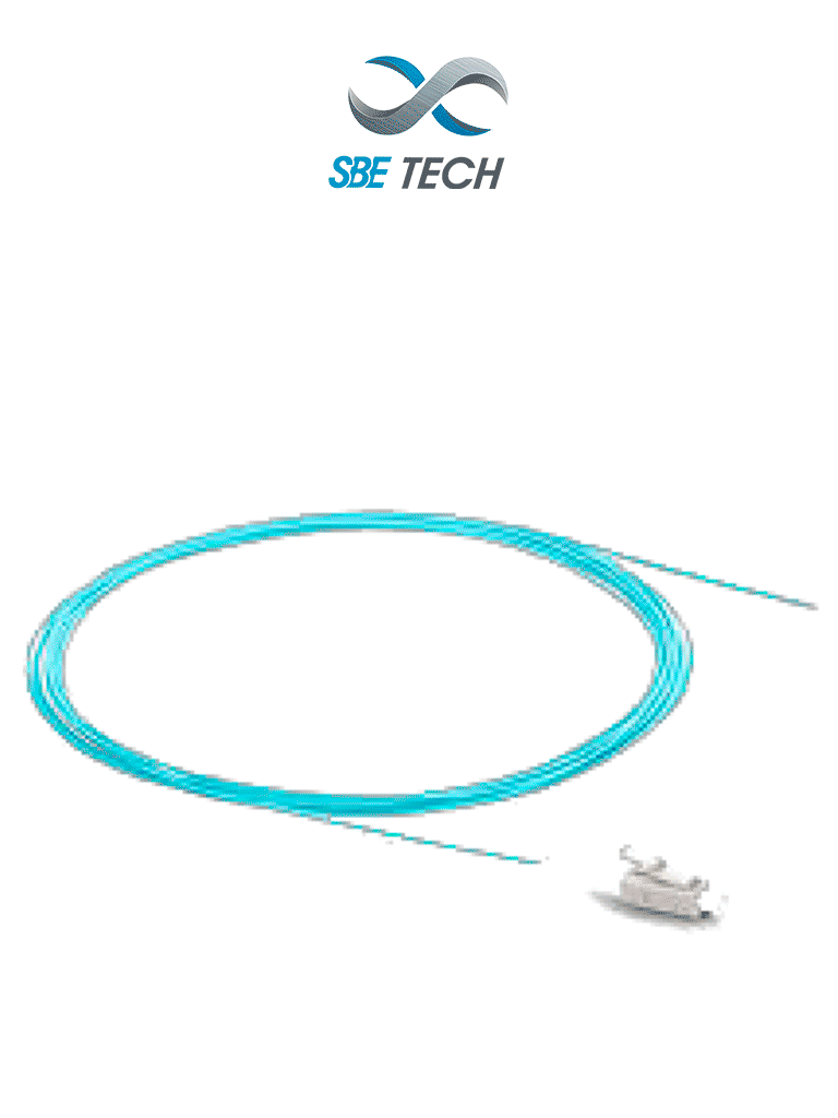 SBETECH SBE PIGLC2M50M4 - Pigtail LC multimodo 50/125 µm, 2 metros, UPC, en paquete de 12
