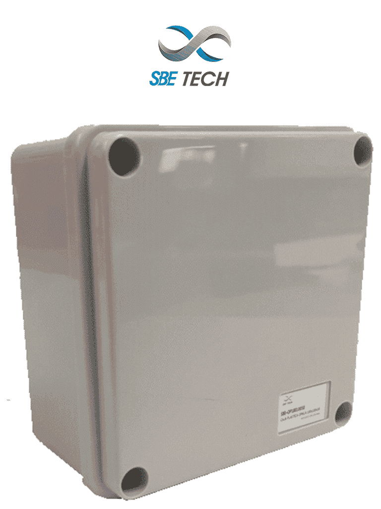 SBETECH OP10010050 - Caja plástica con tapa opaca de 10x10x5 cm multiusos con grado de protección IP66, fabricada en material autoextinguible y resistente a la abrasión