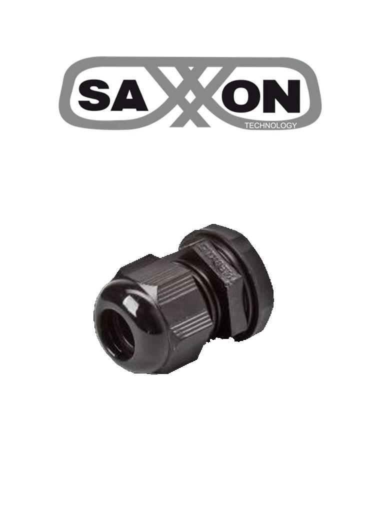SAXXON ACGBK - Glandula para protección de patchord de F.O. /Para protección de Cables de red y energía en gabinetes y barreras / Cableado en gabinetes  / Color negro #buenfinsaxxon
