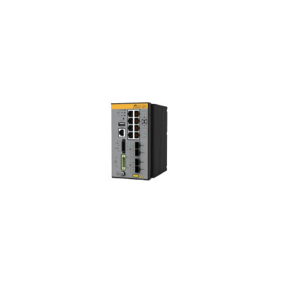 Switch Industrial de Alto Desempeño | 8 GE PoE++ | 2 SFP | 2 SFP+ | Hi-PoE y TAA
