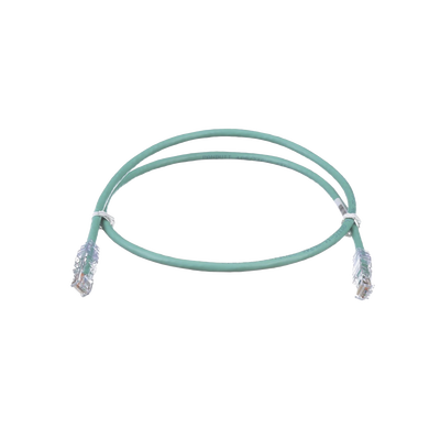 Cable de Parcheo TX6, UTP Cat6, 24 AWG, CM, Color Verde, 3 ft.