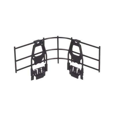 Accesorio de Control de Radio de Curvatura en Cruces, Tes o Intersecciones, en Charolas Wyr-Grid® de Panduit, 101.6 mm de Alto, Color Negro 