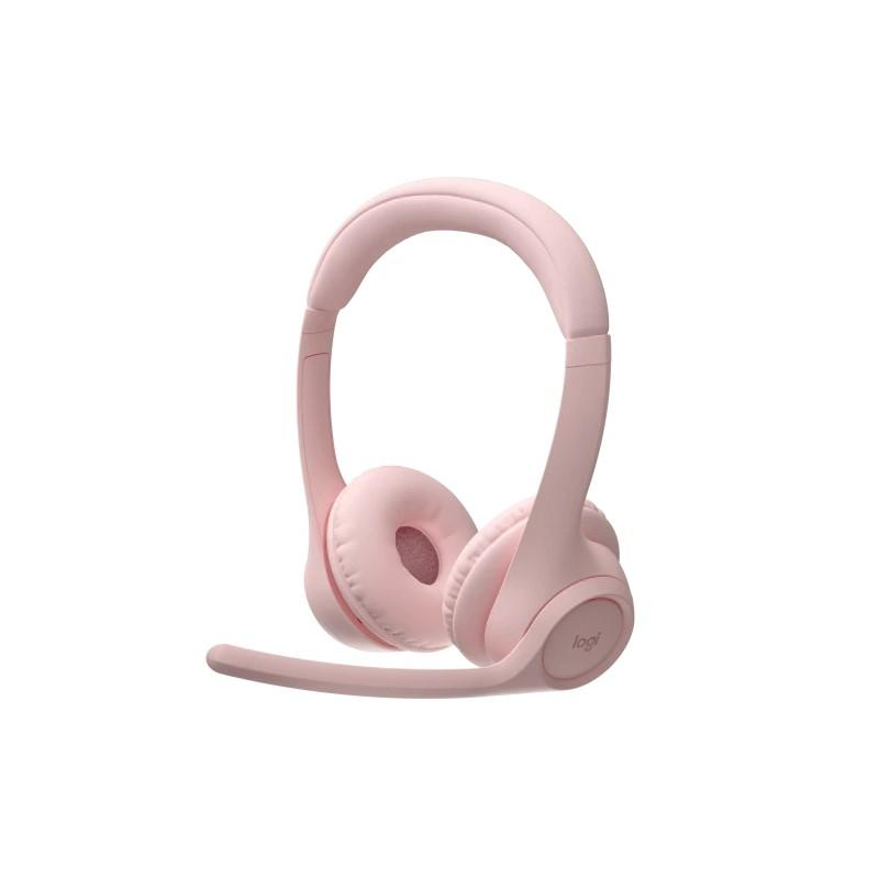 DIADEMA LOGITECH ZONE 300 BT 30 MTS PC MAC ANDROID ROSE (981-001411)