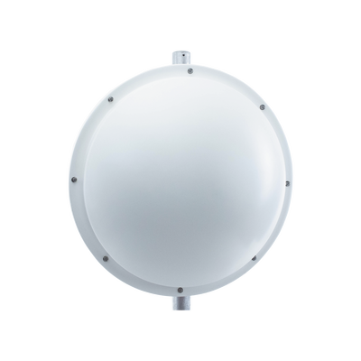 Antena altamente Direccional / 3 ft / 4.9-6.4 GHz / Diseñada para ambientes salinos / Ganancia 34 dBi / SLANT de 45 ° y 90 ° / Incluye radomo, jumper y montaje de acero inoxidable. 