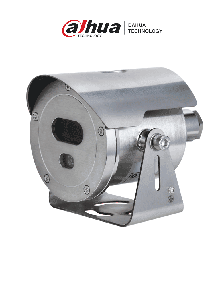 DAHUA DH-ECA2A1400-HN  Cámara  Bullet Antiexplosiva  4MP/ Lente 4mm/ Starlight/ SMD/ IR 30 metros/ Smart H.265+/ Min. iluminación 0.005 lux/ Detección de Humanos/ PoE/ IP68. Certificación ATEX e IECEx/ #LONUEVO