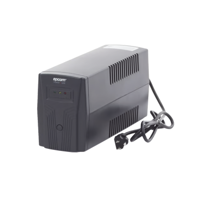 UPS de 600VA/360W / Topología Línea Interactiva / Entrada y Salida 120 Vca / Clavija NEMA 5-15P / 4 Tomas NEMA 5-15R/ Sin Protector RJ11 ni RJ45  
