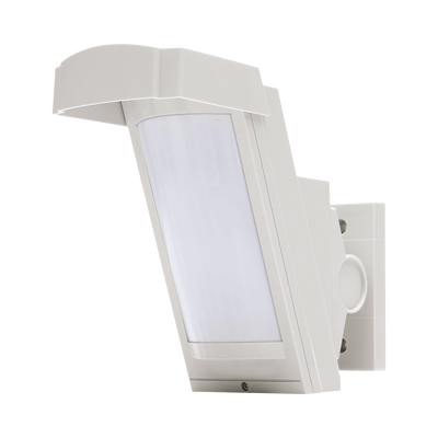 Detector de Movimiento / 100% Exterior /  Cableado / Hasta 12 metros a 85° de cobertura/ Instalación a 3 metros / Compatible con cualquier panel de alarma