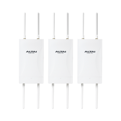 Kit de 3 Puntos de Acceso WiFi 6 y PTMP Omnidireccional, Doble Banda Simultanea en 2.4 y 5 GHz, Hasta 300 m de Cobertura WiFi, Hasta 2.976 Gbps, Hasta 256 Usuarios Concurrentes, Administración en Nube Gratis con INSIGHTS