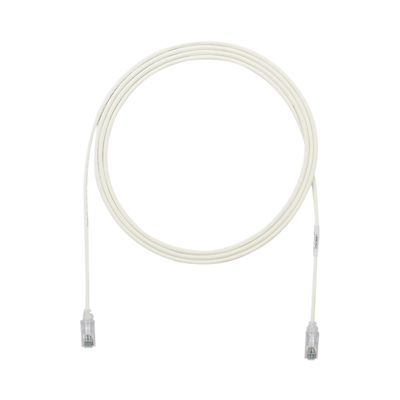 Cable de Parcheo TX6, UTP Cat6, Diámetro Reducido (28AWG), Color Gris, 7ft 