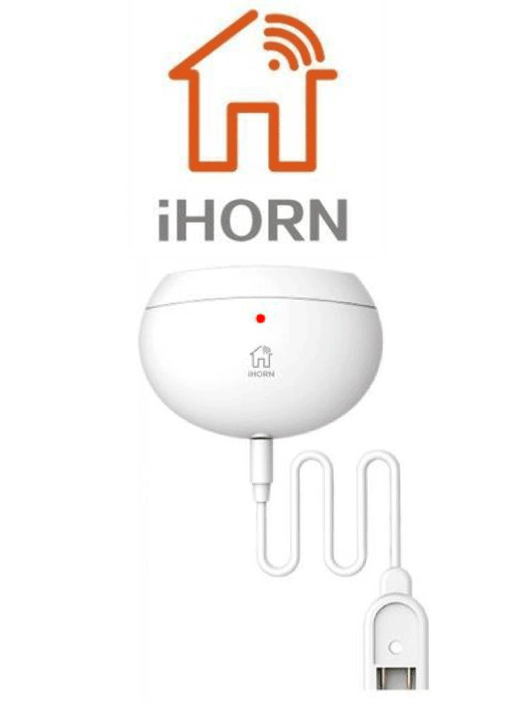 IHORN LH69F - Detector de agua inalambrico / 433 Mhz / Compatible con panel ND1 y N8003