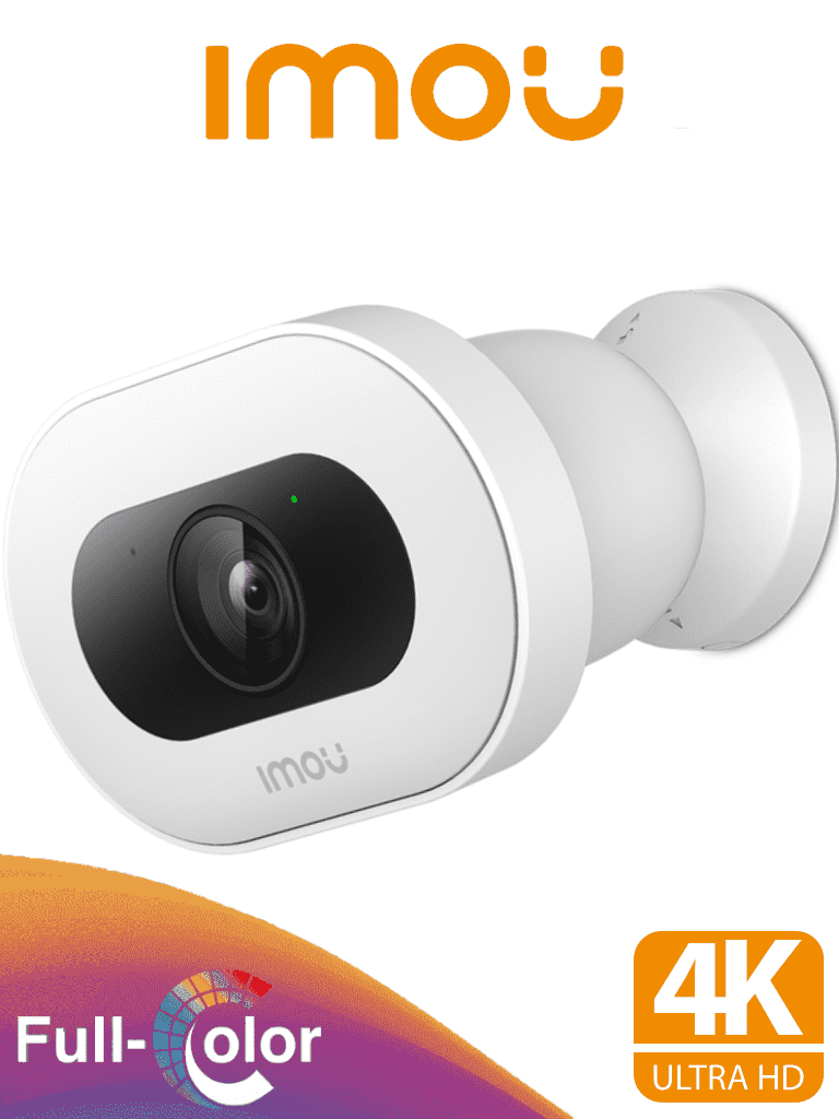 IMOU KNIGHT 4K (IPC-F88FIN) - Cámara IP Bullet WiFi 4K de 8MP, con IA, Full Color, lente de 2.8mm, 107° (H), WiFi 6.0, audio bidireccional, sirena, luz integrada y detección avanzada. #CONGIMOU1 #MCI2 #IMMC