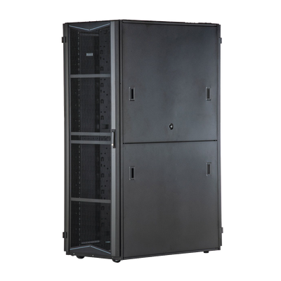 Gabinete FlexFusion para Centros de Datos, 45 UR, 700 mm de Ancho, 1070 mm de Profundidad, Sin Paneles Laterales, Fabricado en Acero, Color Negro