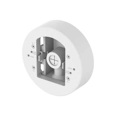 Montaje adaptador para instalacion en poste de camaras Domo y Bala serie X o P marca Hanwha 