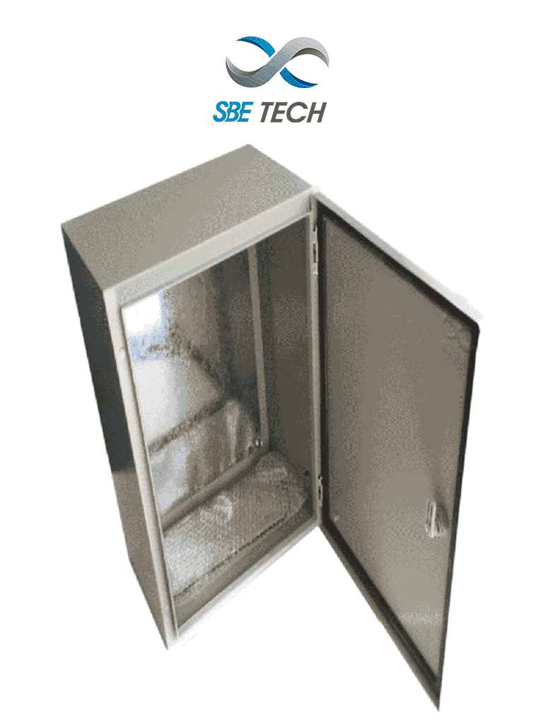SBETECH SBE-604020 - Gabinete metálico 600x400x200 mm par uso exterior IP65, NEMA 4 