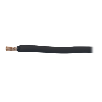 Cable de Cobre Recubierto THW-LS Calibre 1/0 AWG 19 Hilos Color Negro (Retazo de 1 metro)