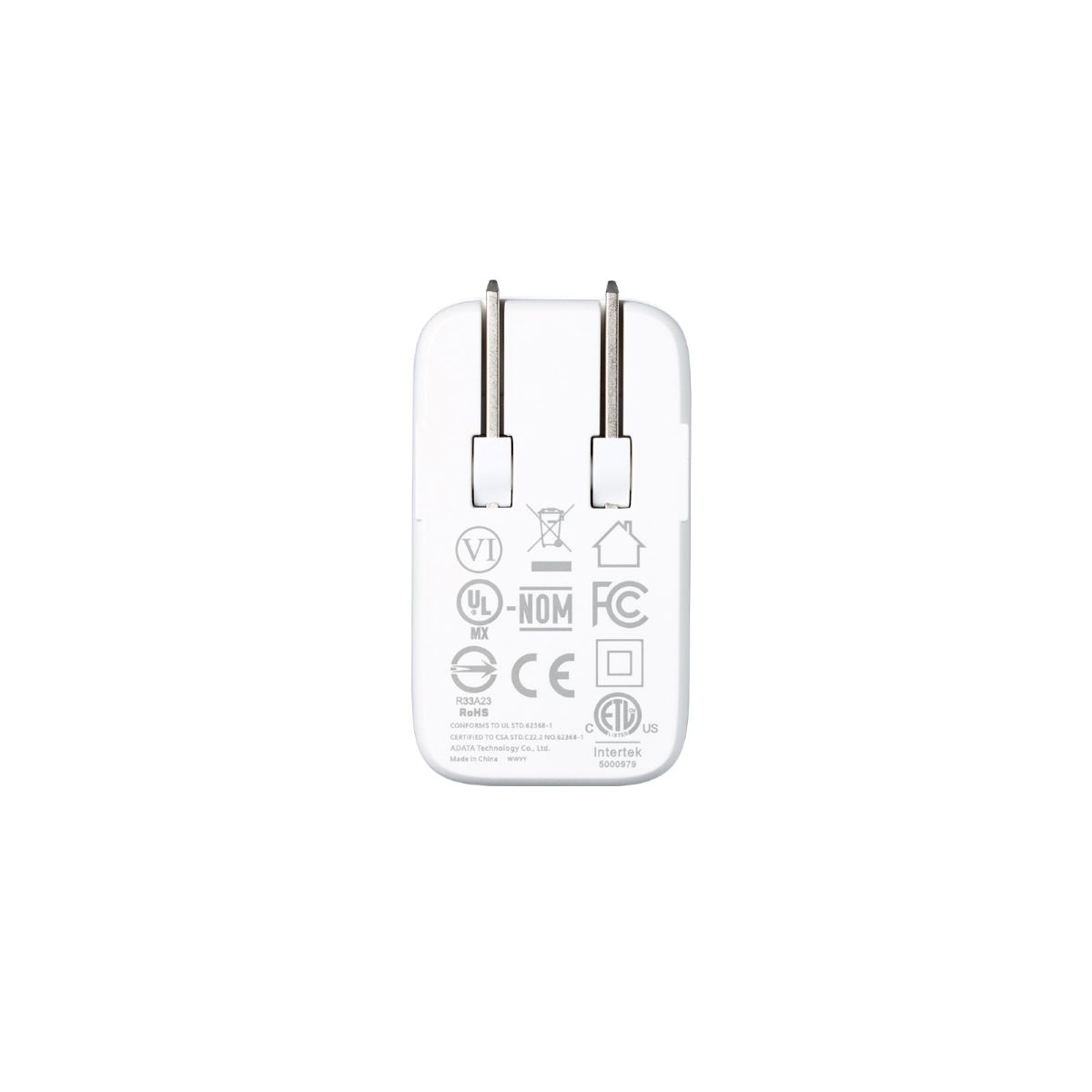 CARGADOR DE PARED ADATA USB 65W,USB-C BLANCO CHARGERU-0653-QCPDWH