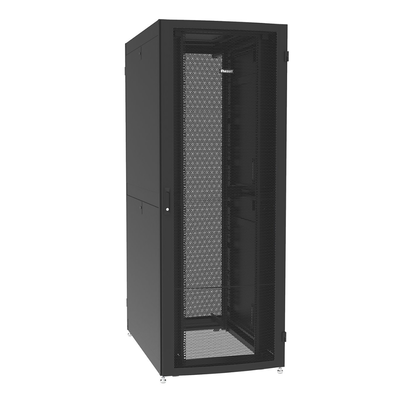 Gabinete Net-Verse para Centros de Datos, 42UR, 800mm de Ancho, 1200mm de Profundidad, Fabricado en Acero, Color Negro 