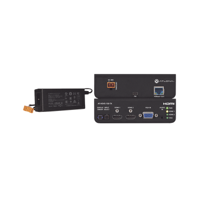 HDMI (2 INPUT) PLUS VGA SWITCHER W/ HDBASET OUTPUT ;  POE W/ POWER SUPPLY 