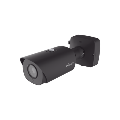 Cámara Bullet Plus de Red 2MP / AI 4X / Enfoque Automático / IR Inteligente / WDR 140dB / Tarjeta MicroSD hasta 256GB / IP67 / IK10 / Análisis de Video AI / Compresión H.265+