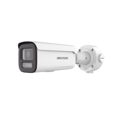Bala IP 8 Megapixel / Lente Mot. 2.7 a 13.5 mm / Dual Light (60 mts IR + 60 mts Luz Blanca ) / Darkfighter S / Exterior IP67  / IK10 /WDR 130 dB / 4 Analíticos: AcuSense, Deteccion Facial, Conteo de Personas por Cruce y Zona