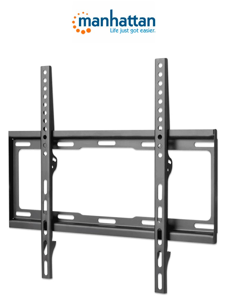 MANHATTAN 460934 - Soporte de Pared Para Pantalla de 32 a 55 Pulgadas/ 40 Kg de Carga/ Fijo/ Fabricado #I&MBFINen Acero/ VESA 200/ 300/ 400x200/ 400