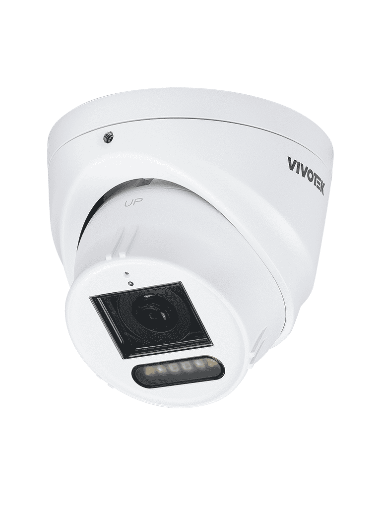 VIVOTEK IT9383-HVW - Camara IP domo exterior 5 MP, Smart IR y Luz Blanca 30mts , WDR Pro, Lente Fijo 2.8 mm , Micrófono Integrado, Smart VCA, Deep Search, Protección IP66, IK10, SNV, Ciberseguridad Trend Micro, NDAA, ONVIF