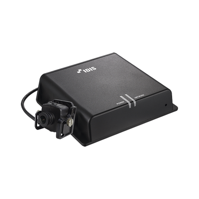Cámara IP Pinhole 2MP | Ideal para Cajeros Automáticos | Lente Fijo 2.5mm| Interior| Entrada/Salida de Audio y Alarma | WDR 120dB